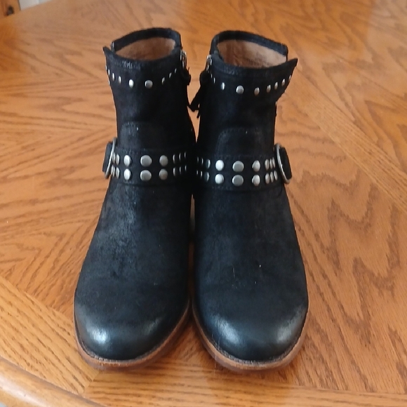 Sofft Black Studded Ankle Booties - Picture 6 of 8